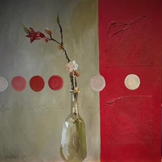 Bodegón - Óleo sobre lienzo (80x80) - Imagen 1